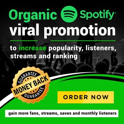 ✅  UP TO 1 MILLION+ ORGANIC MONTHLY LISTENERS, VIEWS, RADIO PLAYS, STREAMS, FOLLOWERS, ALGORITHM RANKING FROM PLAYLIST PLACEMENTS  | 🛑 STRICTLY BY INVITATION | CLICK CHECKBOX TO ADD MORE ✅ IN 24 HRS