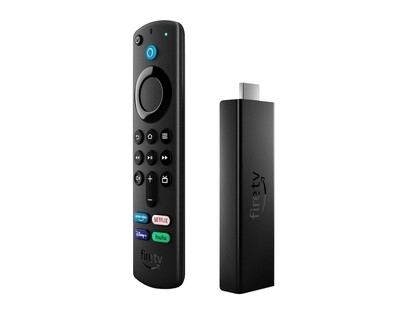 Amazon - Fire TV Stick 4K with Alexa Voice Remote, Dolby Vision, HD Streaming Media Player (includes TV controls) - Black