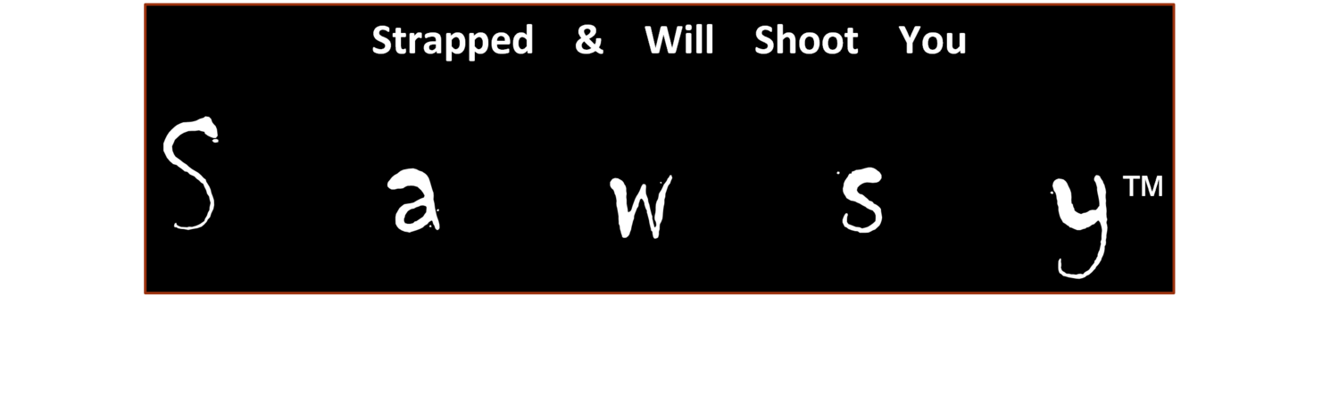 SAWSY Small Window Sticker / Decal (3&quot;W x 11&quot;L)