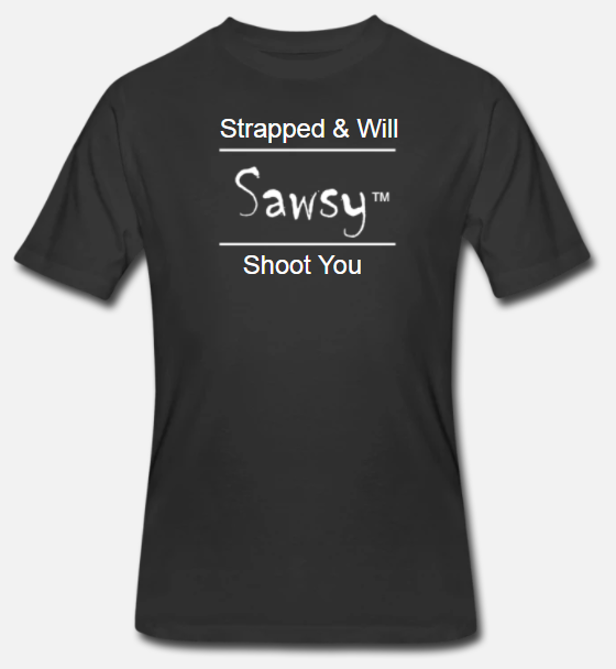 SAWSY Black T-Shirt
