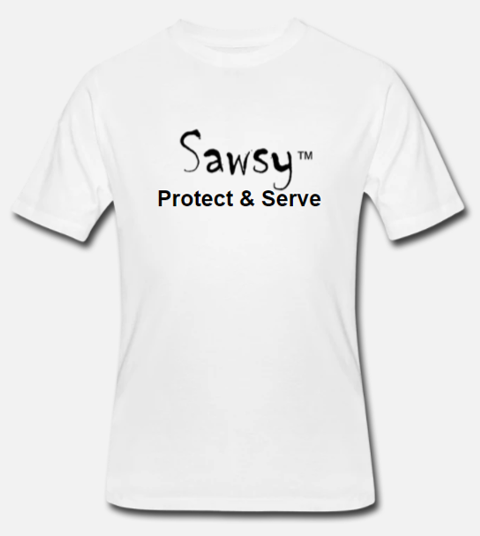 SAWSY Protect &amp; Serve - White