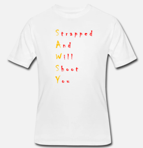 SAWSY White T-Shirt -Acronym