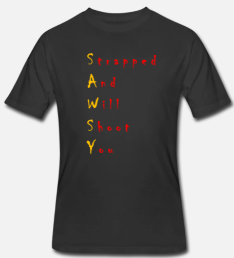SAWSY Black T-Shirt -Acronym