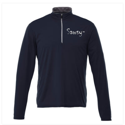 SAWSY Men&#39;s Vega Tech Quarter Zip - navy