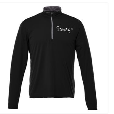 SAWSY Men&#39;s Vega Tech Quarter Zip - black