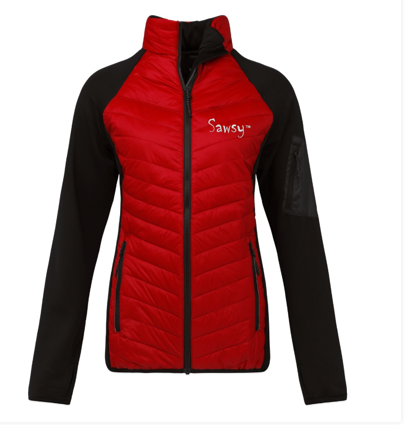 SAWSY Women&#39;s Banff Hybrid Insulated Jacket - red
