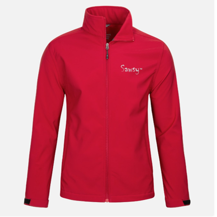 SAWSY Men’s Softshell Jacket - red