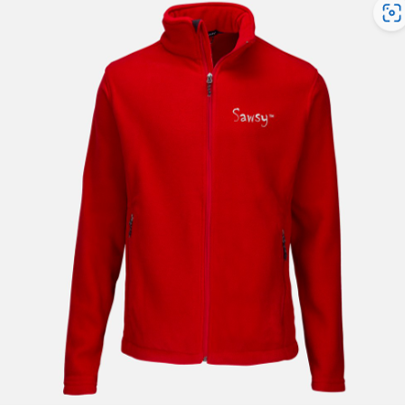 SAWSY Men’s Value Fleece Jacket-red