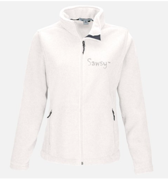 SAWSY Women’s Value Fleece Jacket-white