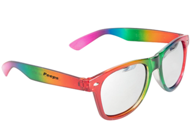 PEEPS Brand Sunglasses - Rainbow w/Black Logo