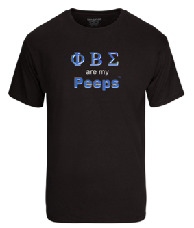 PEEPS Greek T-shirt - SIGMA Black1