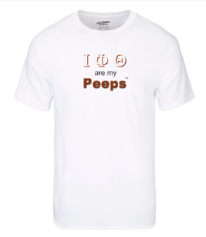 PEEPS Greek T-shirt - IOTA White1