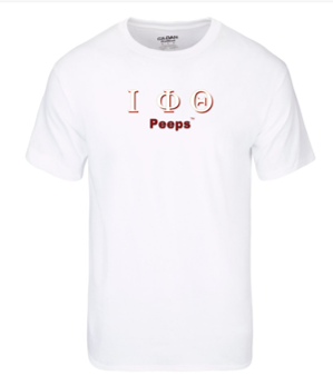 PEEPS Greek T-shirt - IOTA White2