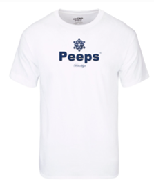 PeepsTee-White&amp;Blue