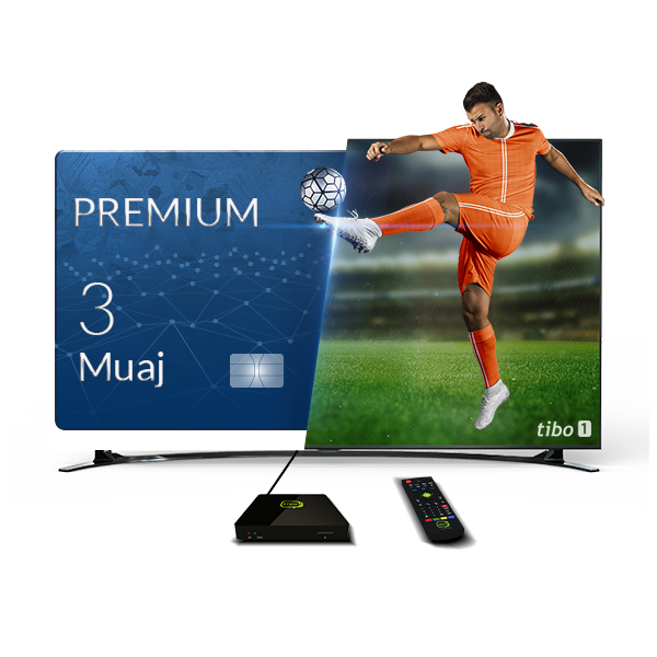 ABONIM Premium 3 MUAJ + TIBO BOX