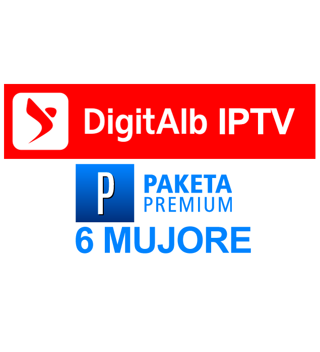 Digitalb OTT (IPTV) Premium+ 6 Mujore