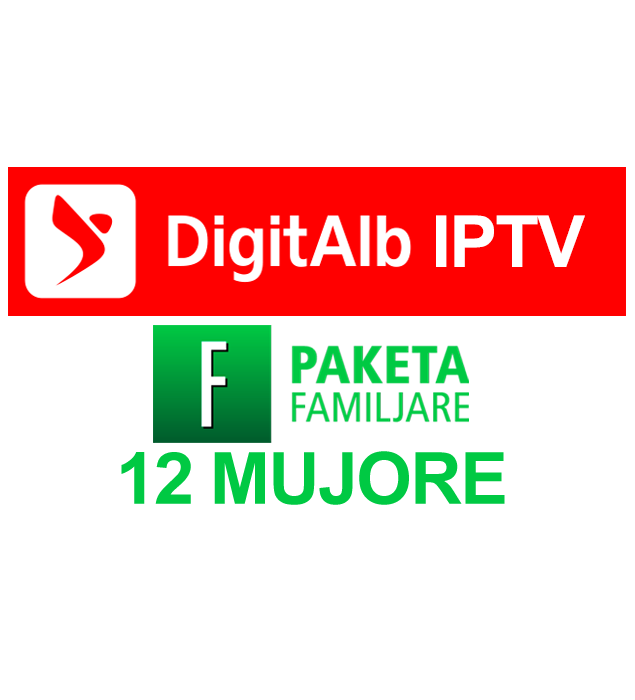 Digitalb OTT (IPTV) Familjare 12 Mujore
