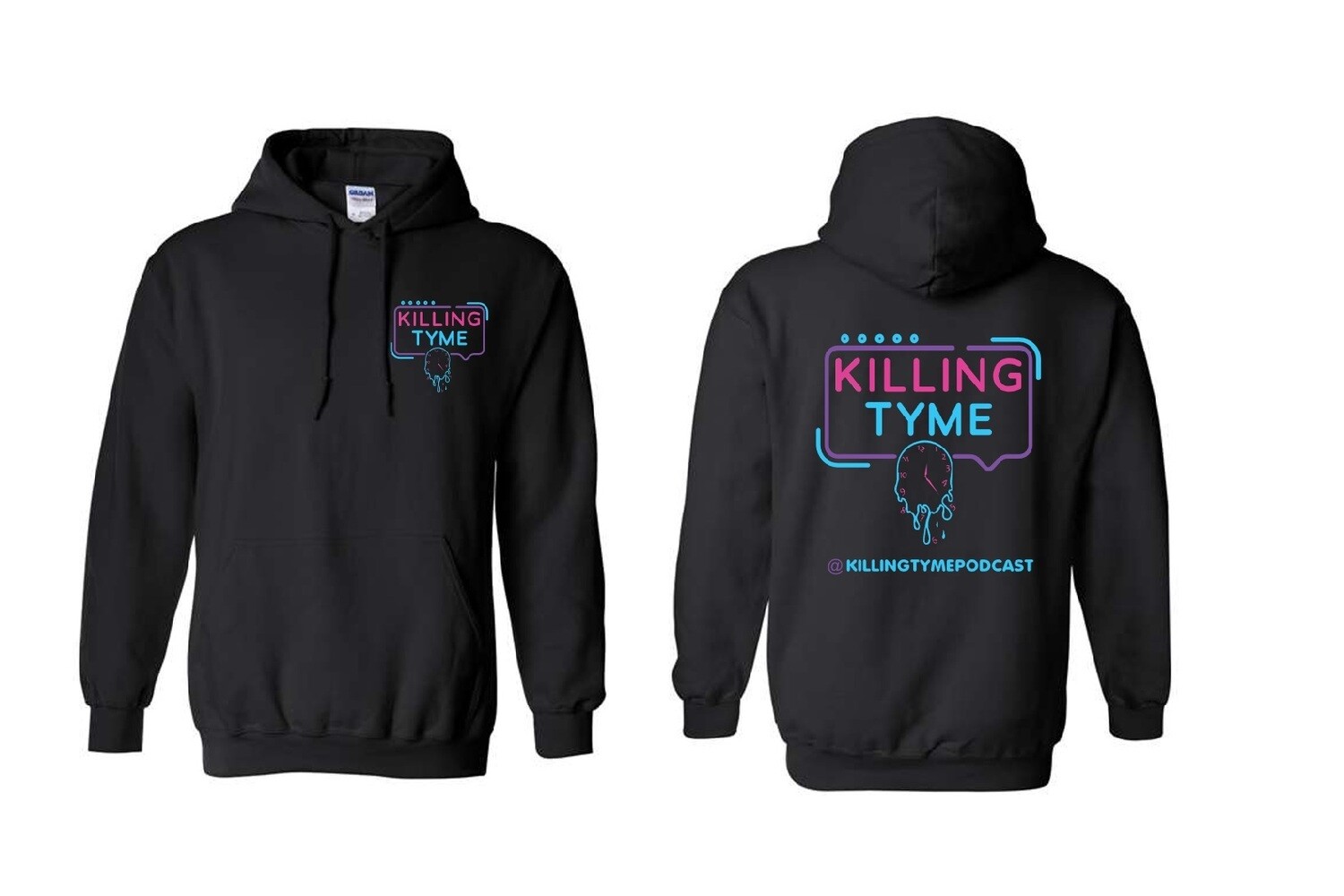 Killing Tyme Black Hoodie