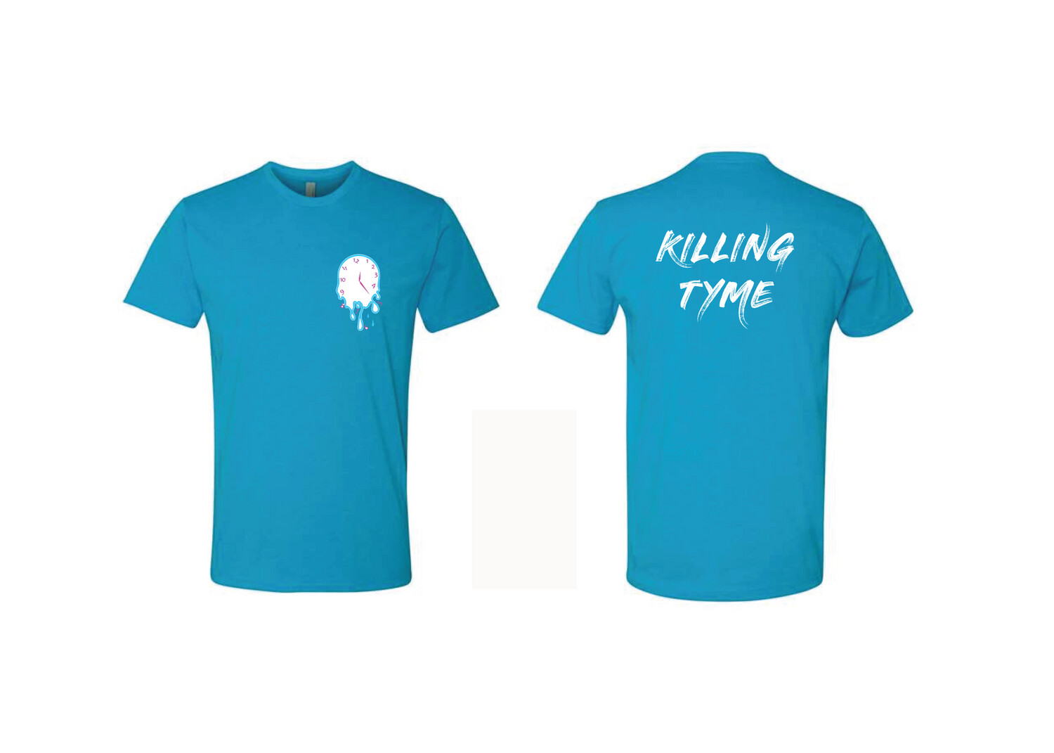 Killing Tyme Blue Melted Clock