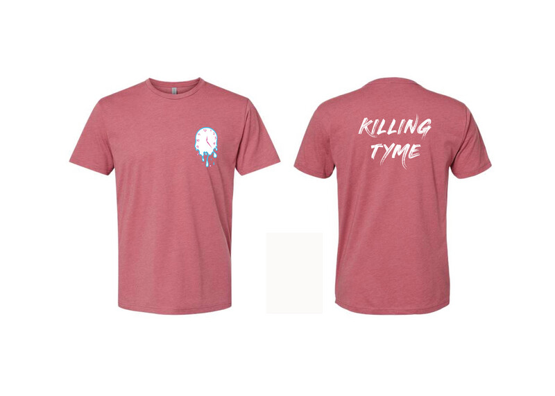 Killing Tyme Mauve Melted Clock