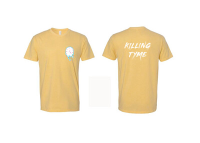 Killing Tyme Yellow Melted Clock