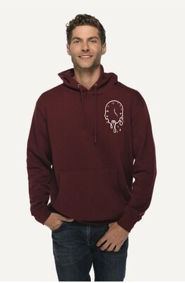 Killing Tyme Burgundy Hoodie