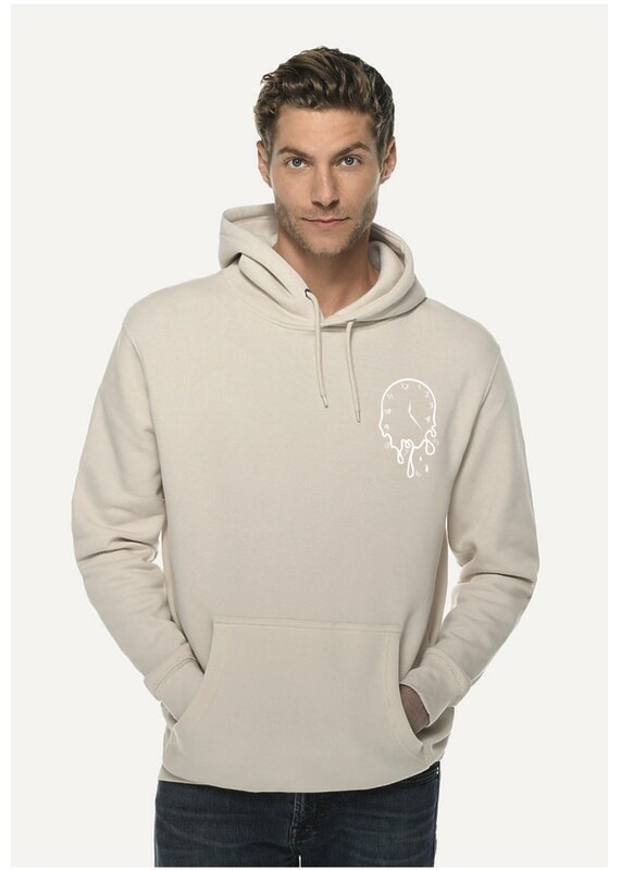 Killing Tyme Clock Cream Hoodie