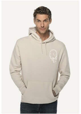 Killing Tyme Clock Cream Hoodie