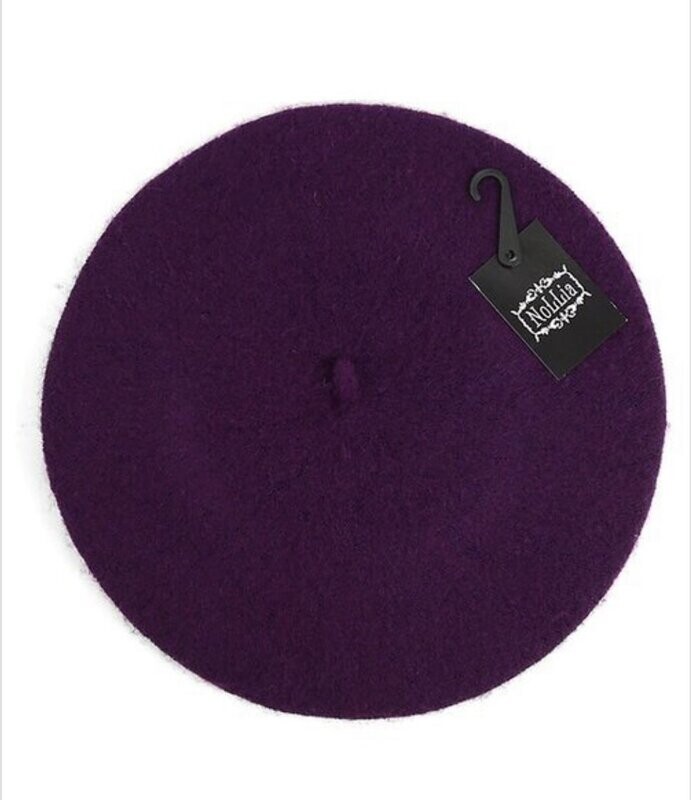 Beret-Dark Purple