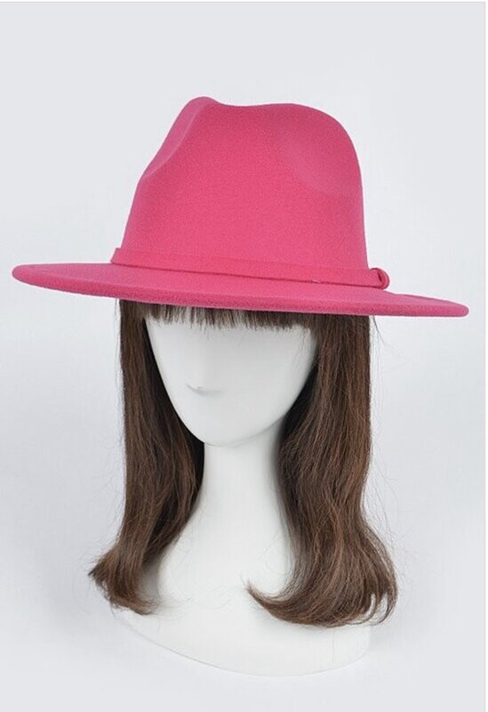 Tall Fedora-Fuchsia