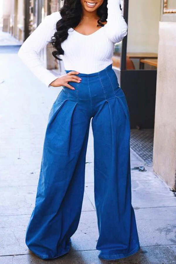 Fearless High Wide Palazzo Jeans