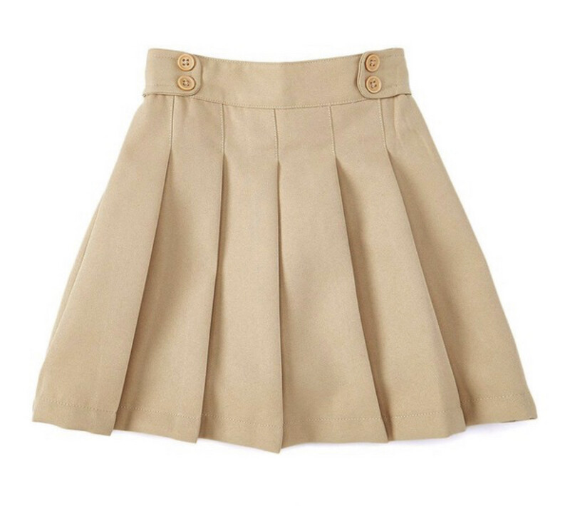 Uniform Skirt-Khaki