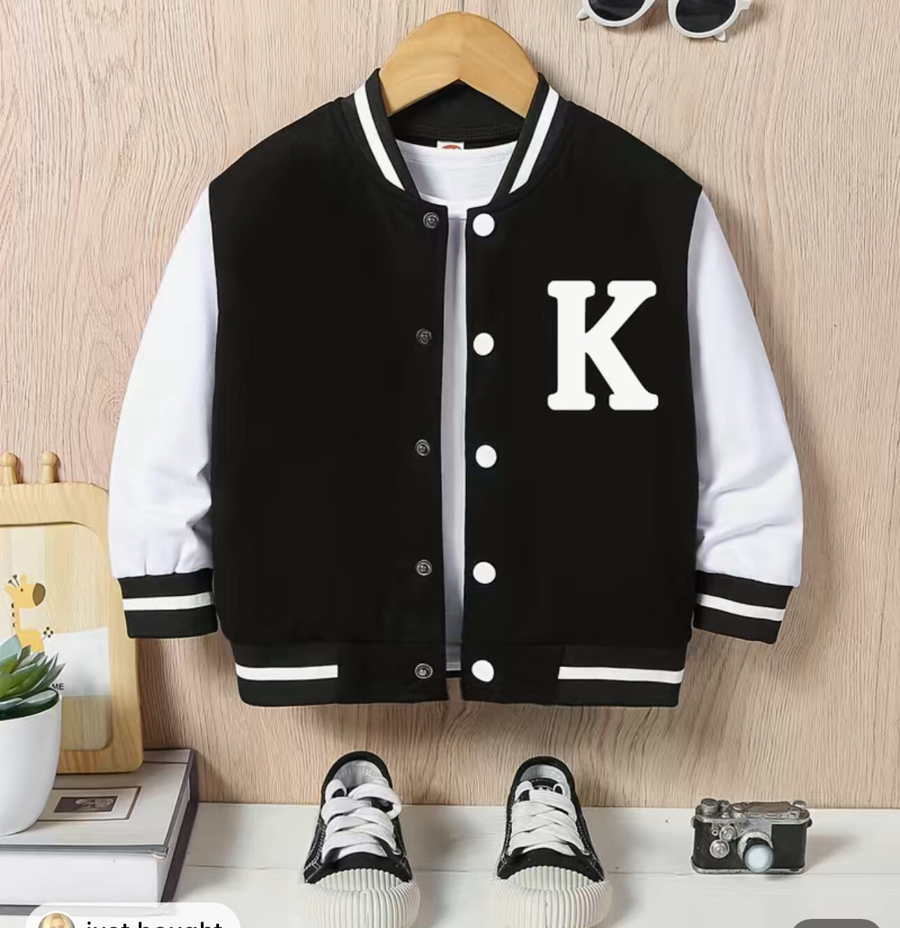 Letter K Varsity Jacket