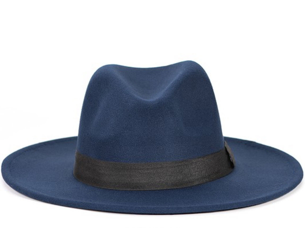 Retro Fedora Hat (Navy)