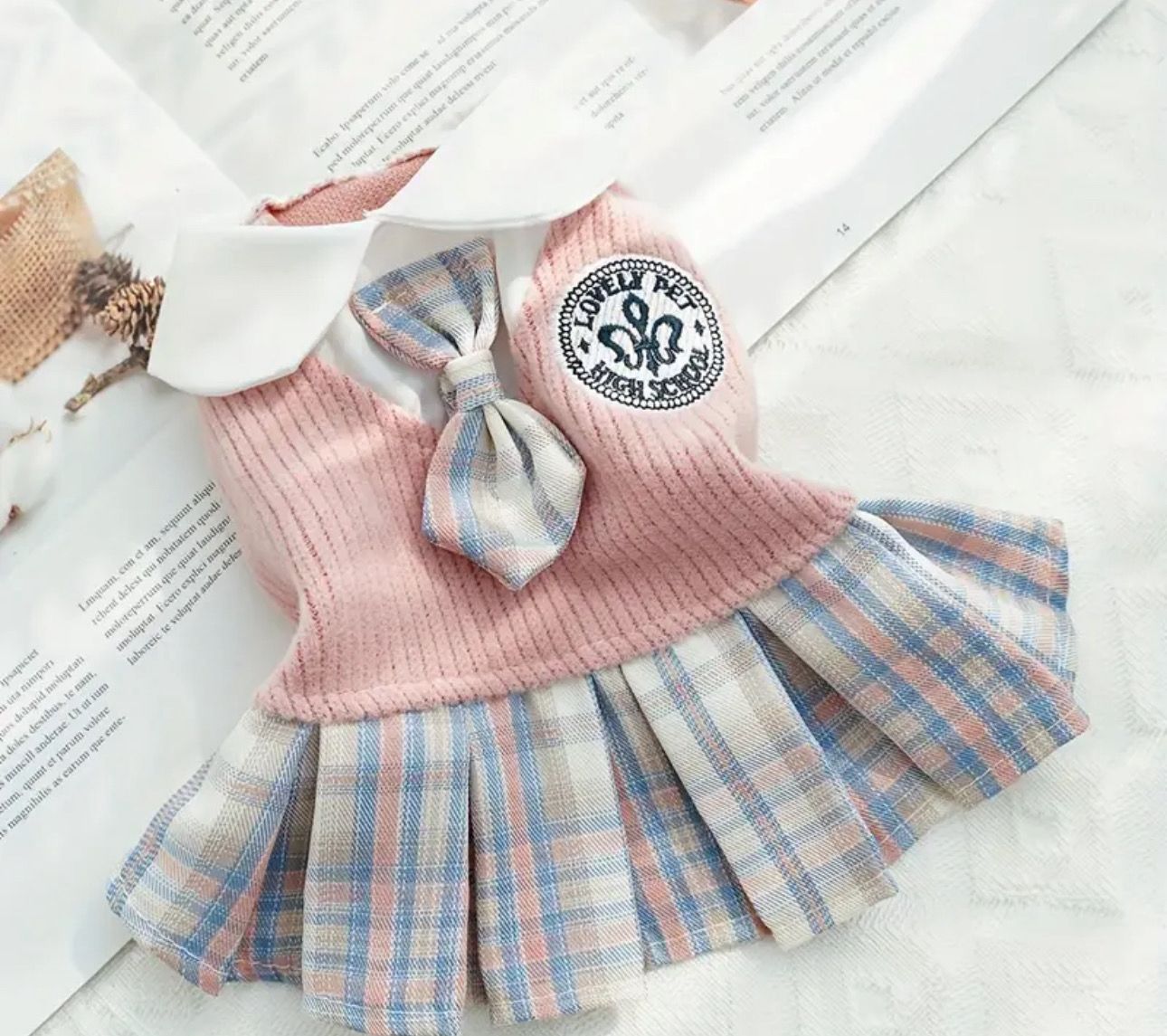 School Girl Stylish Plaid Dress