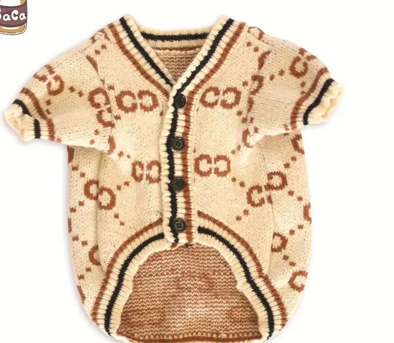 Fashion Dog Sweater Cardigan