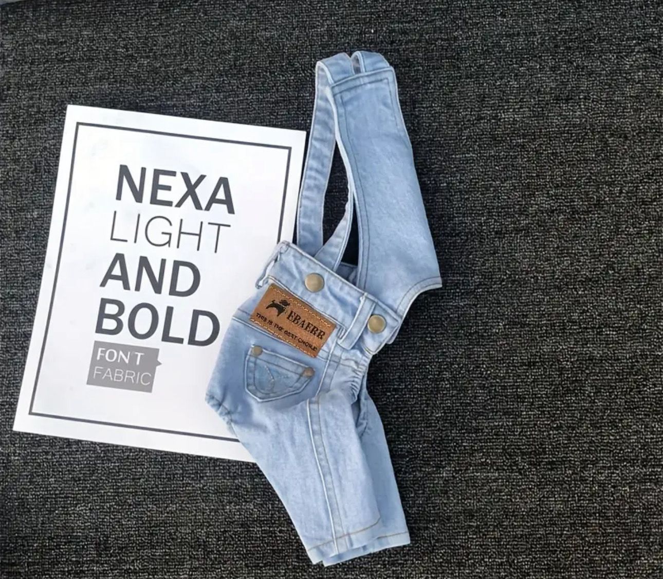 Stylish Denim Jumpsuit - Light Wash