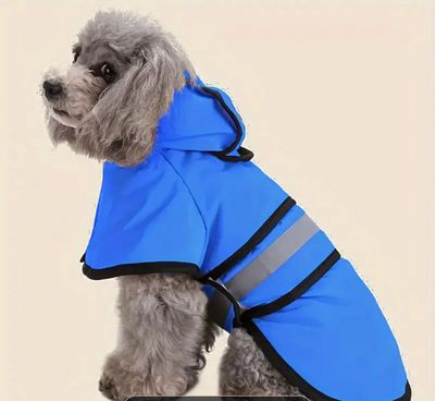 Ultimate Adjustable Waterproof Dog Raincoat - Blue
