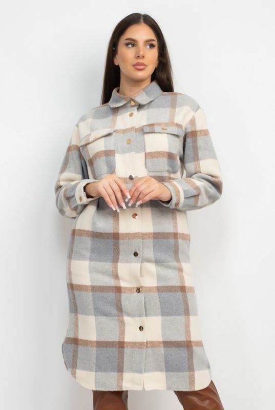 Check Mate Plaid Shacket
