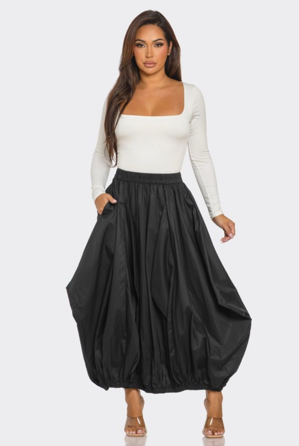 Sweet Girl Midi Bubble Skirt