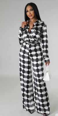 Satin Moments Pants Set