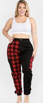 Perfect Mix Denim Cargo Joggers
