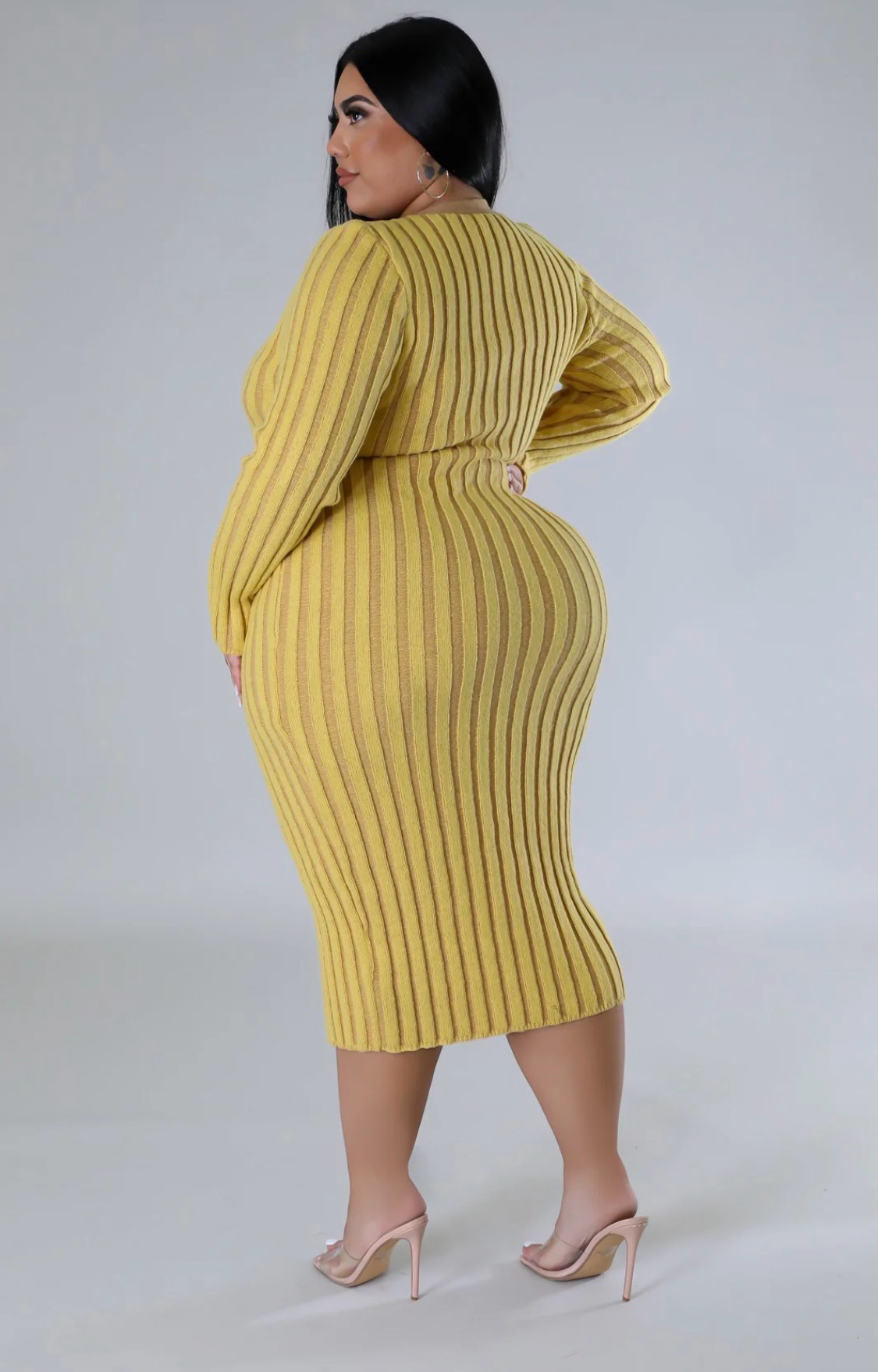 Cuffing Season Color Block Sweater Dress