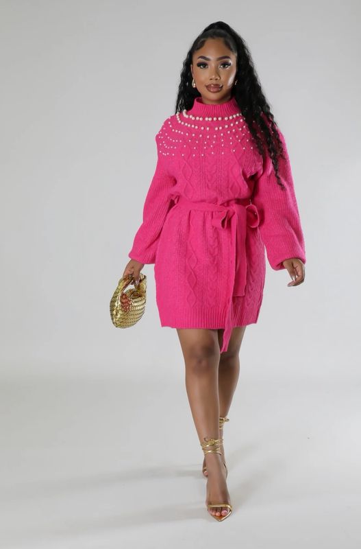 Adore Me Pearl Sweater Dress