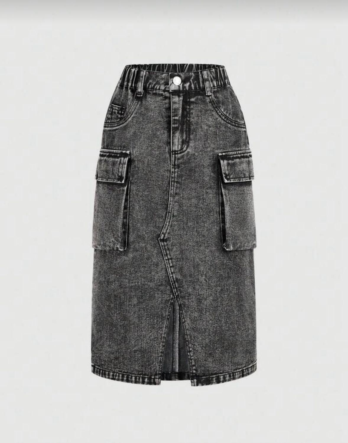 Street-Style Cargo Skirt