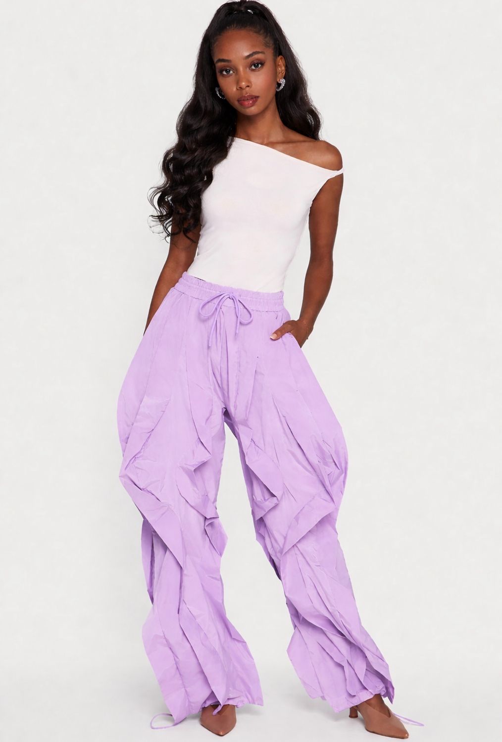 Twisted Rules Ruffle Pant