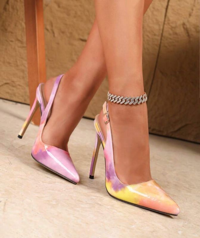 Paint the Town Slingback Heels Paint the Town Slingback Heels