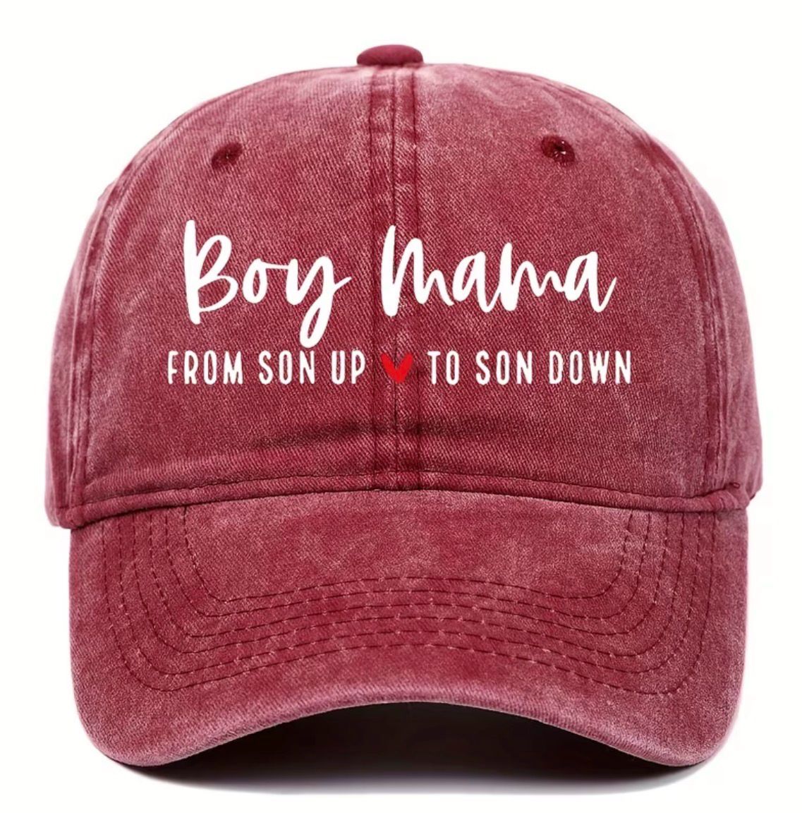 Boy Mom Baseball Cap - Son Up to Son Down