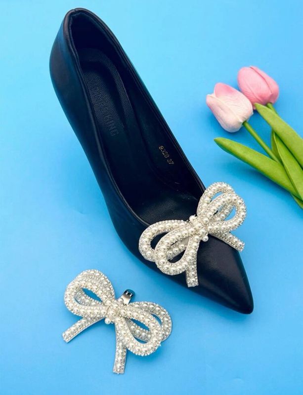 Mother Of All Pearls Shoe Clips