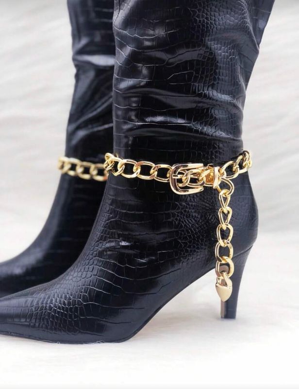 Dramatic Entrance Boot Chain 2 Pack - Gold